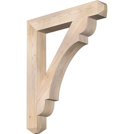 Ekena Millwork Olympic Craftsman Smooth Bracket, Douglas Fir, 5 1/2"W x 38"D x 46"H BKT06X38X46OLY04SDF